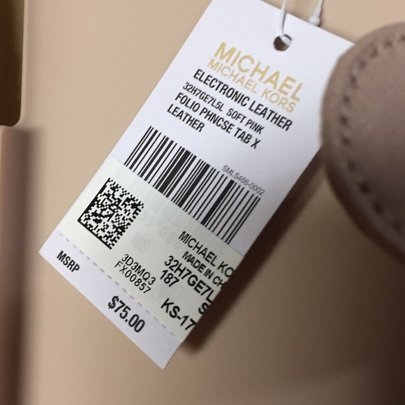 NWT iPhone X Michael Kors Folio Phone Case - Picture 4 of 8